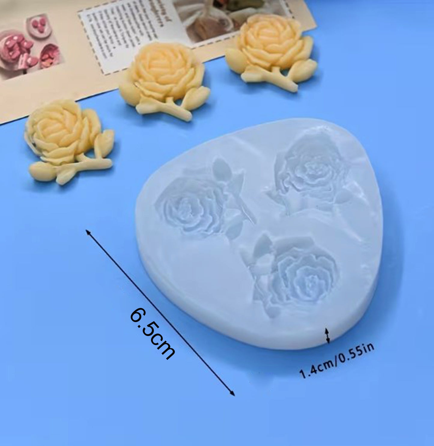 Silicone Rose Flower Mold | CFM442