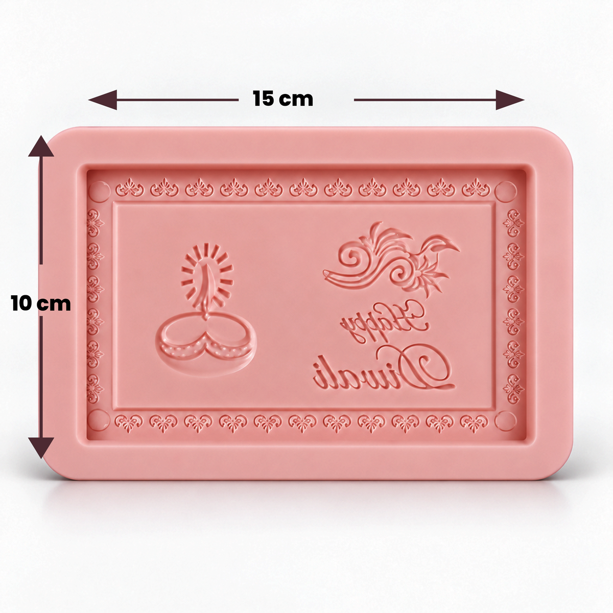 Welcome Diwali Chocolate Bar Silicone Mold | MLD- CFM499