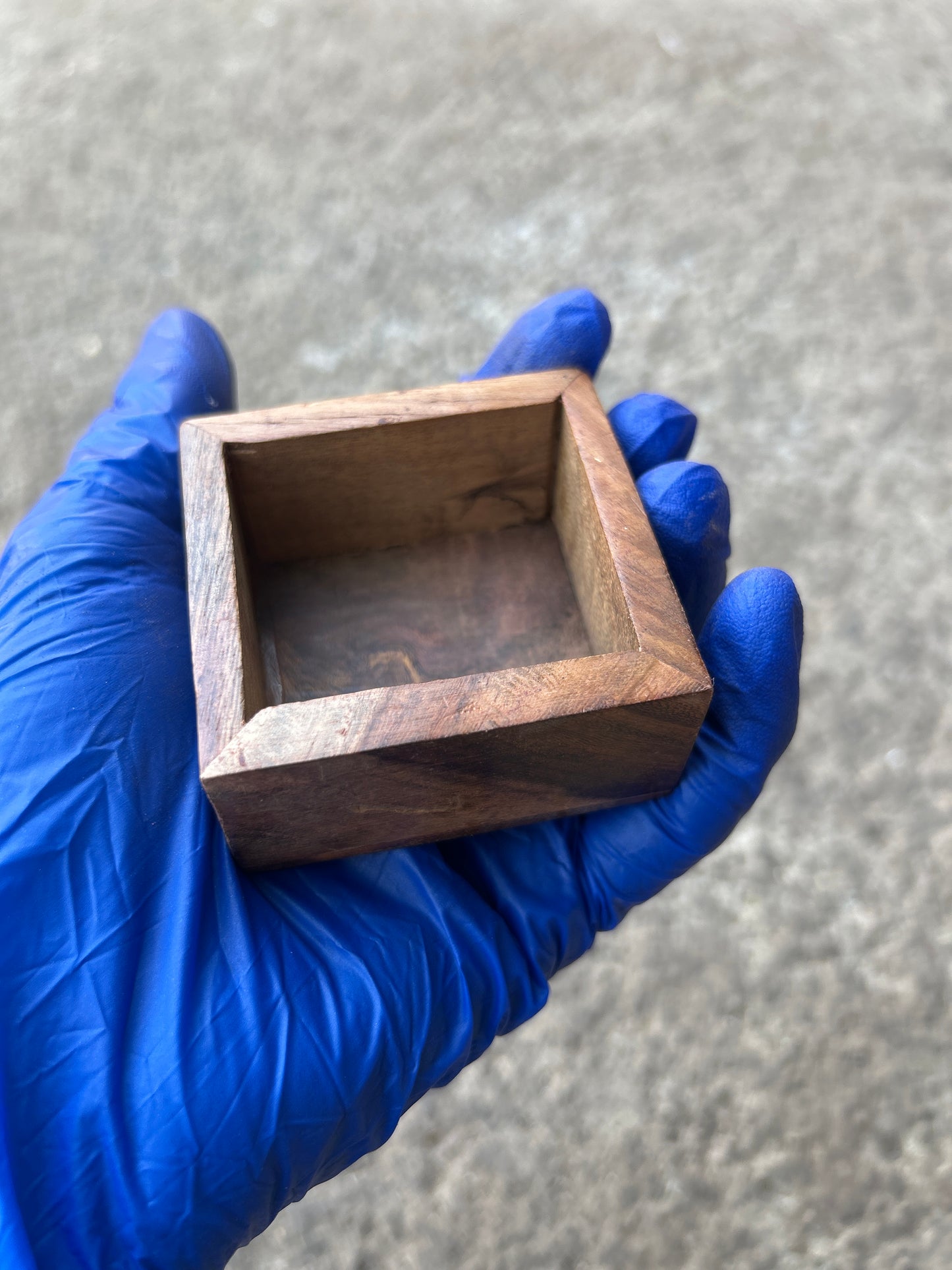 Wooden Square Bowl,5.9 x2.5cm , WC004