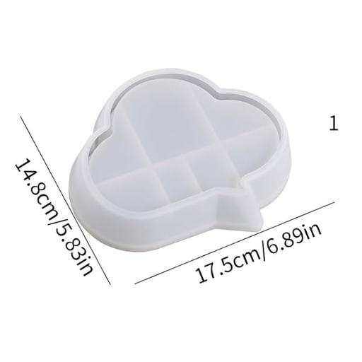 Cloud Tray Silicone Mold ARM391