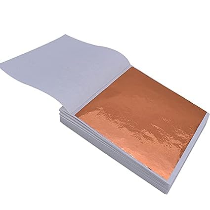 Foils - Gold, Silver, Bronze varak sheet / AFF007-AFF008 (pack of 10)
