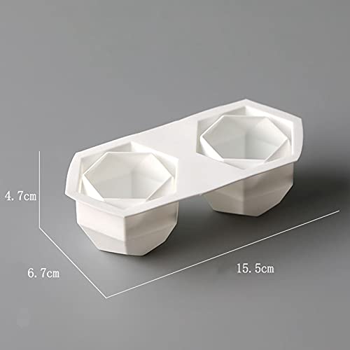 Geometric Rhombus Candle Mold WCM518