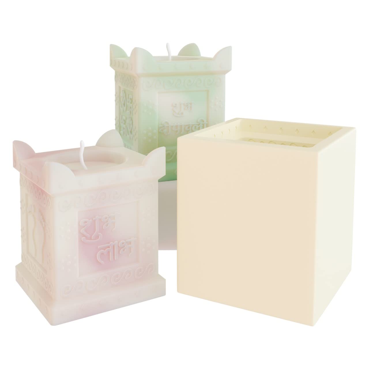 Tulsi Shubh Dipavali *MOLD*Size: 8*7CM WCM053 (OWN)