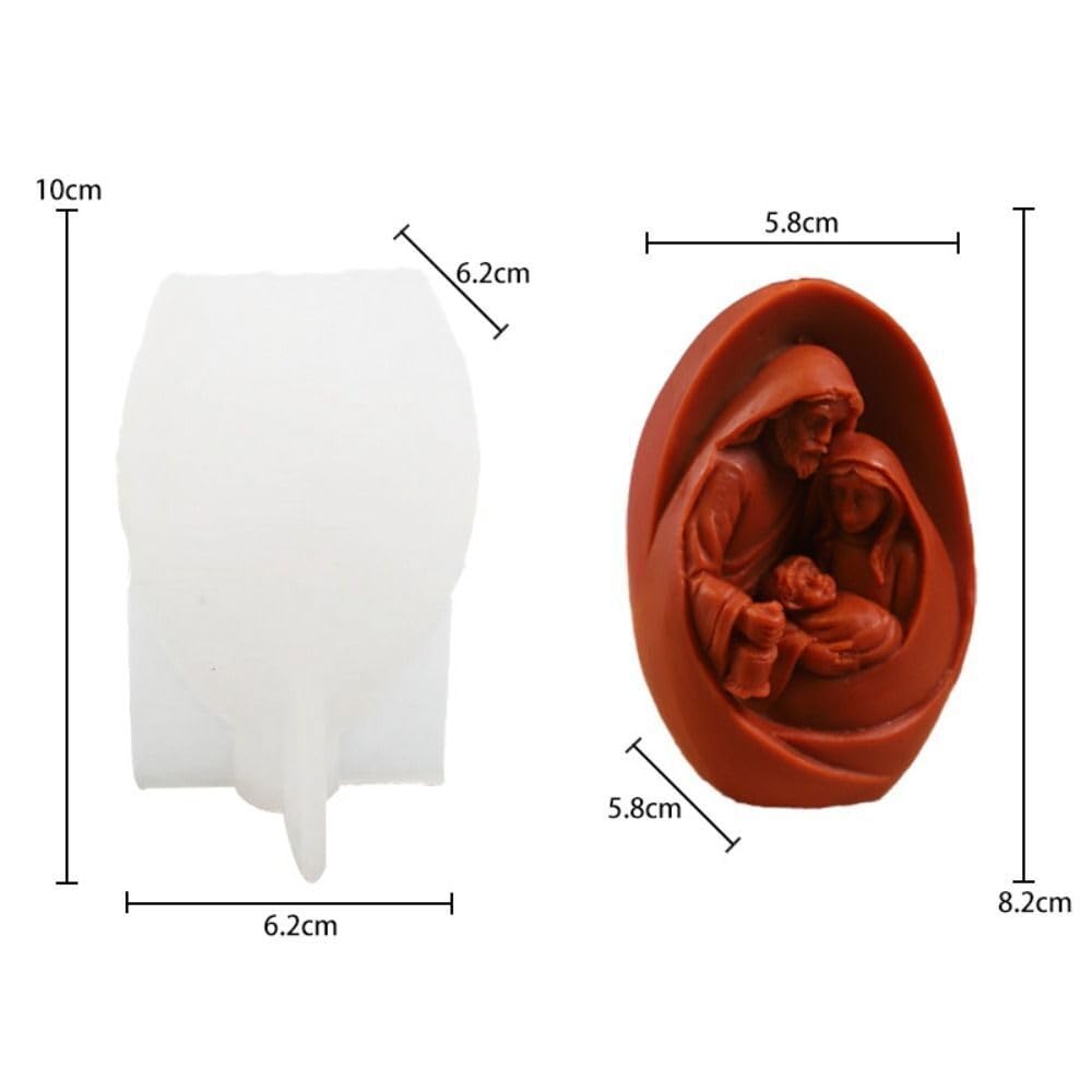 3D Nativity Jesus Family WCM665