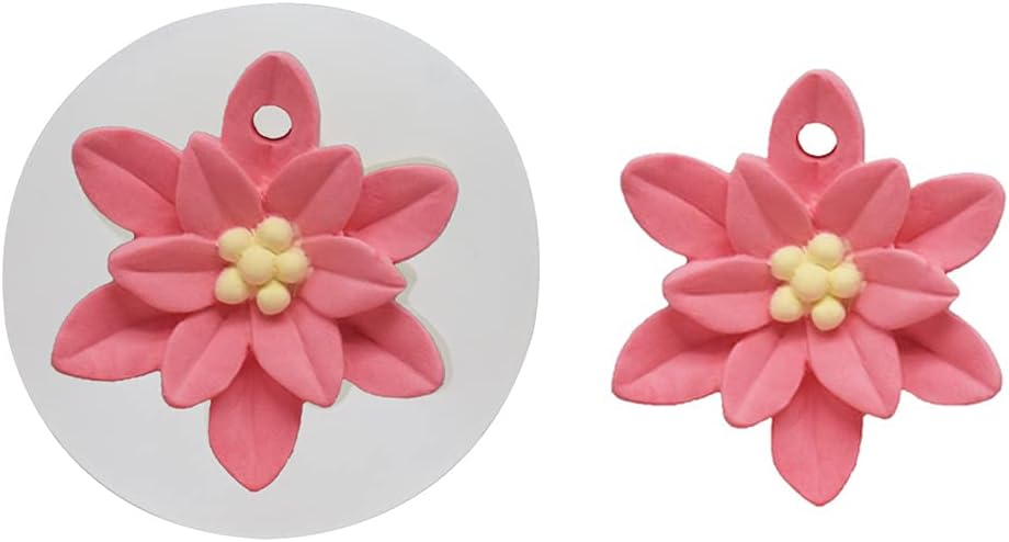 Lotus-Shaped Silicone Wax Sachet Mold CFM236