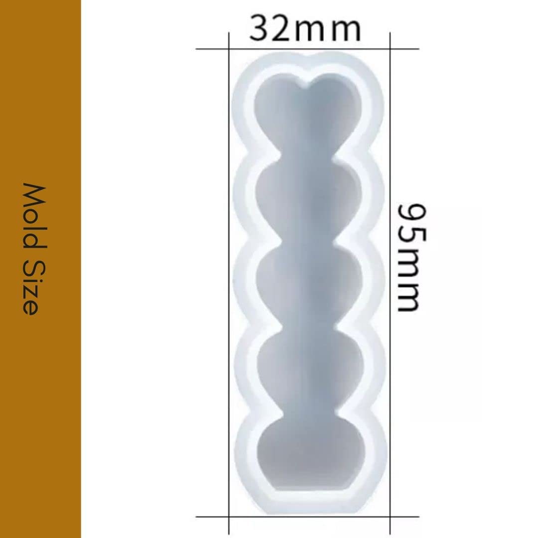 WCM028 5 Hearts Mold