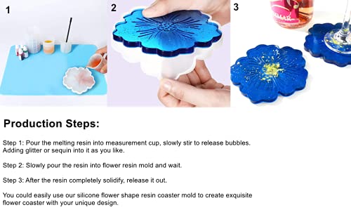 Flower Coaster Mold ARM045