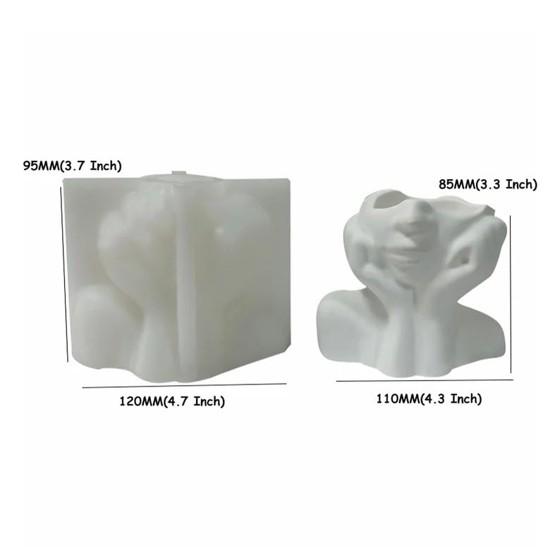 Empty Head Planter Mould WCM362