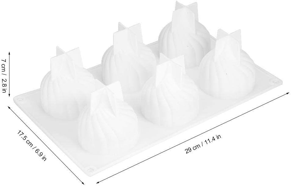 Spiral Modak 6 Cavity Mold WCM670