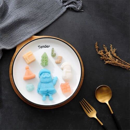 Christmas Snowman Silicone Fondant CFM363