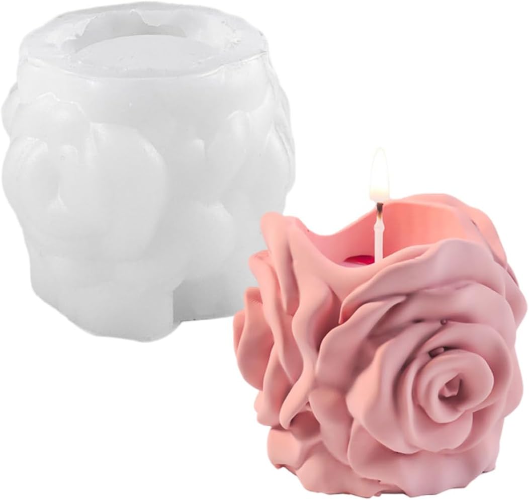 Rose Flower Jar Mold ARM398