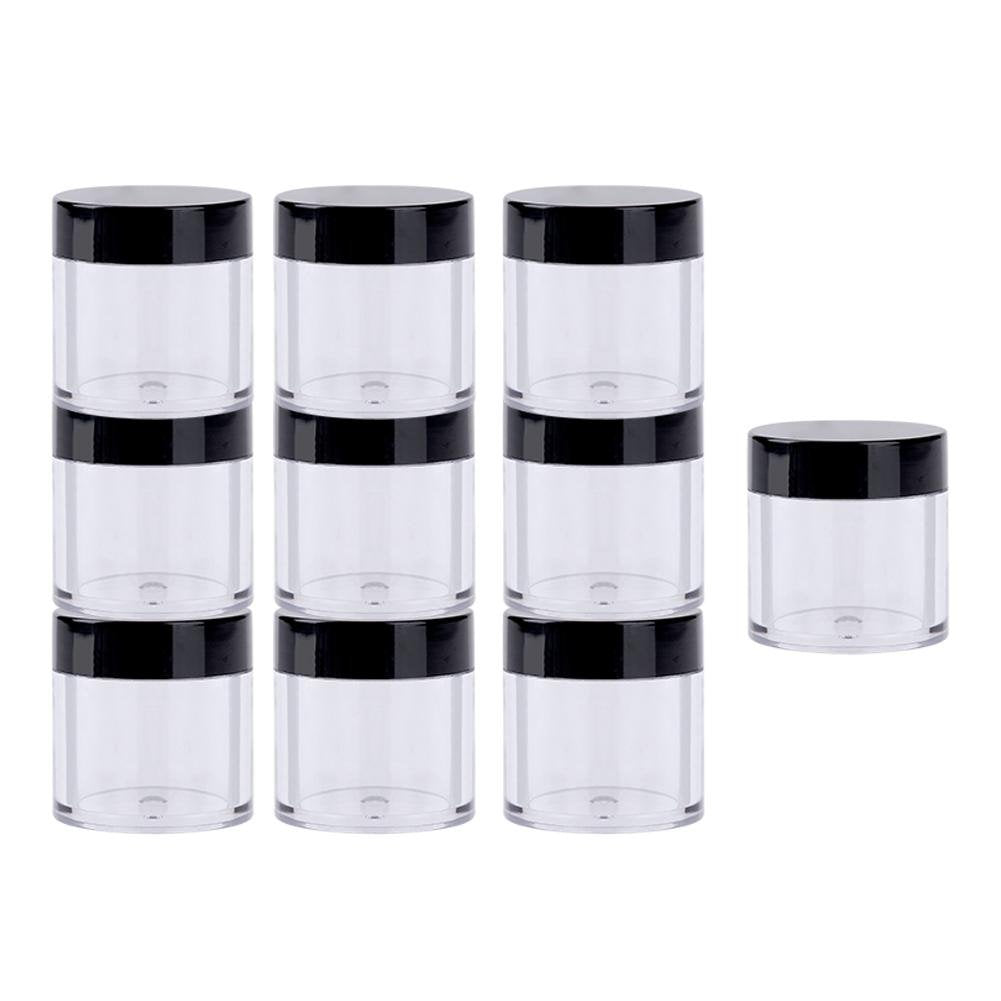 PM013 100g Acrylic Black Cap Jar