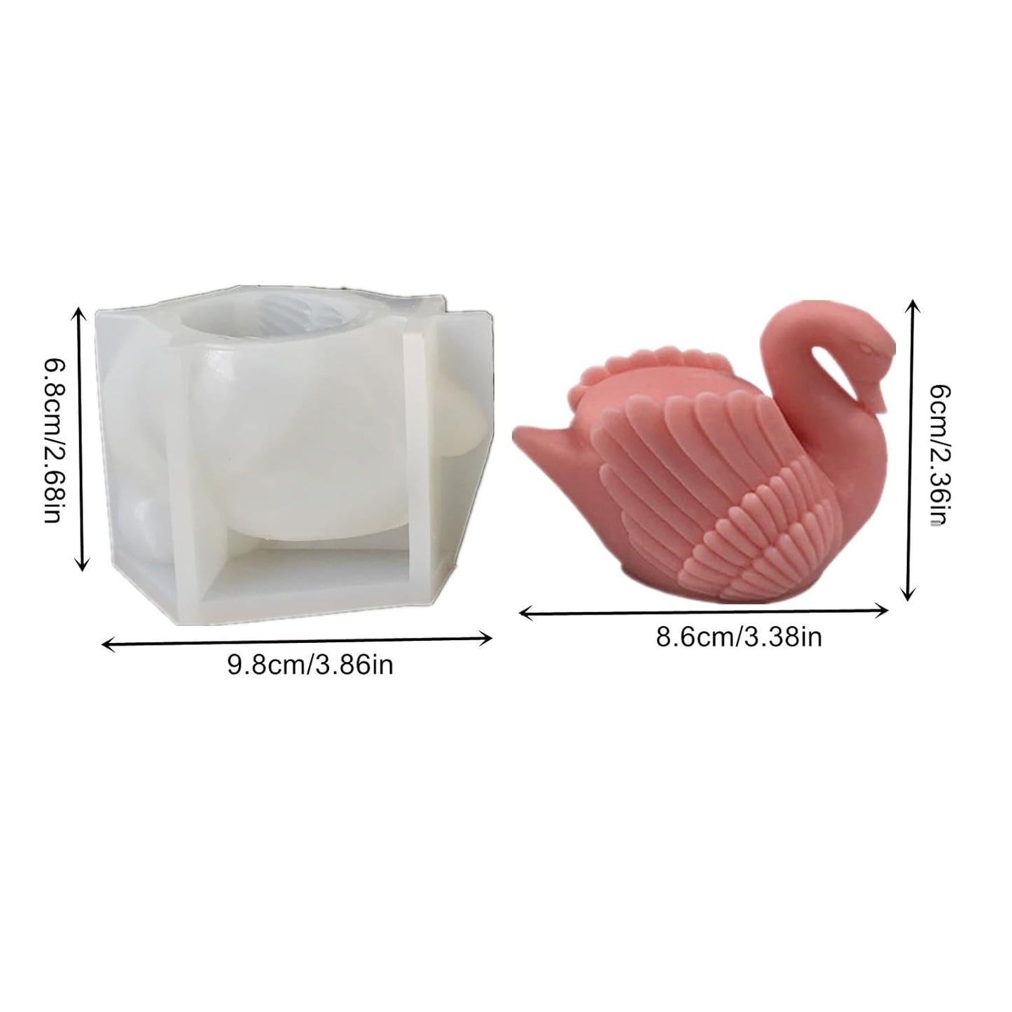 3D Swan Figure WCM290