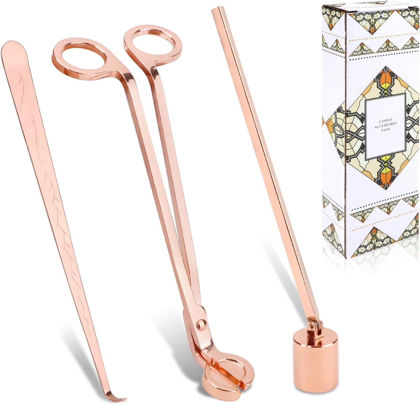 Stainless steel candle extinguisher set ART048