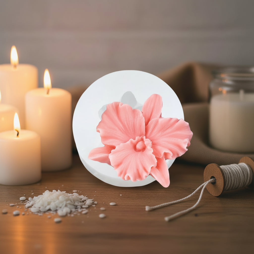 3D Orchid Flower Fondant Mould l CFM406