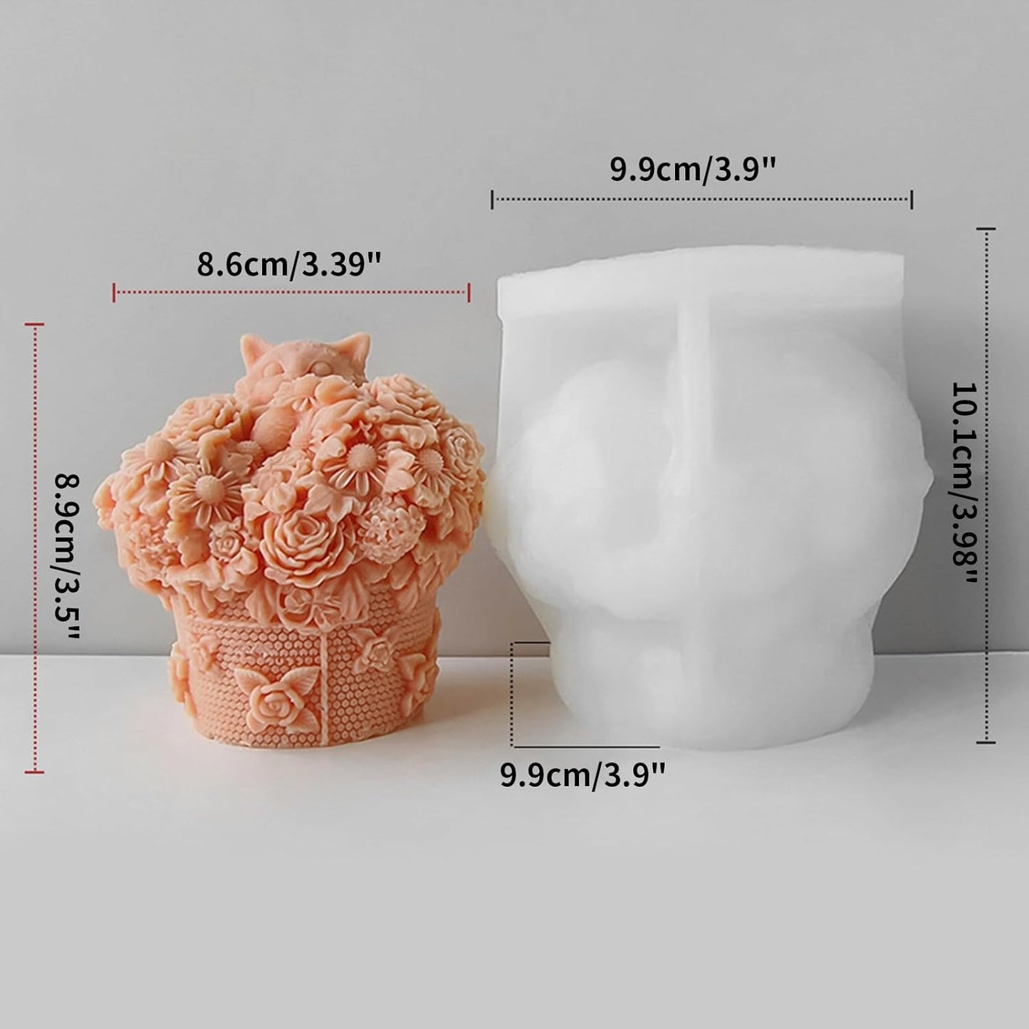 Flower Basket Cat WCM412