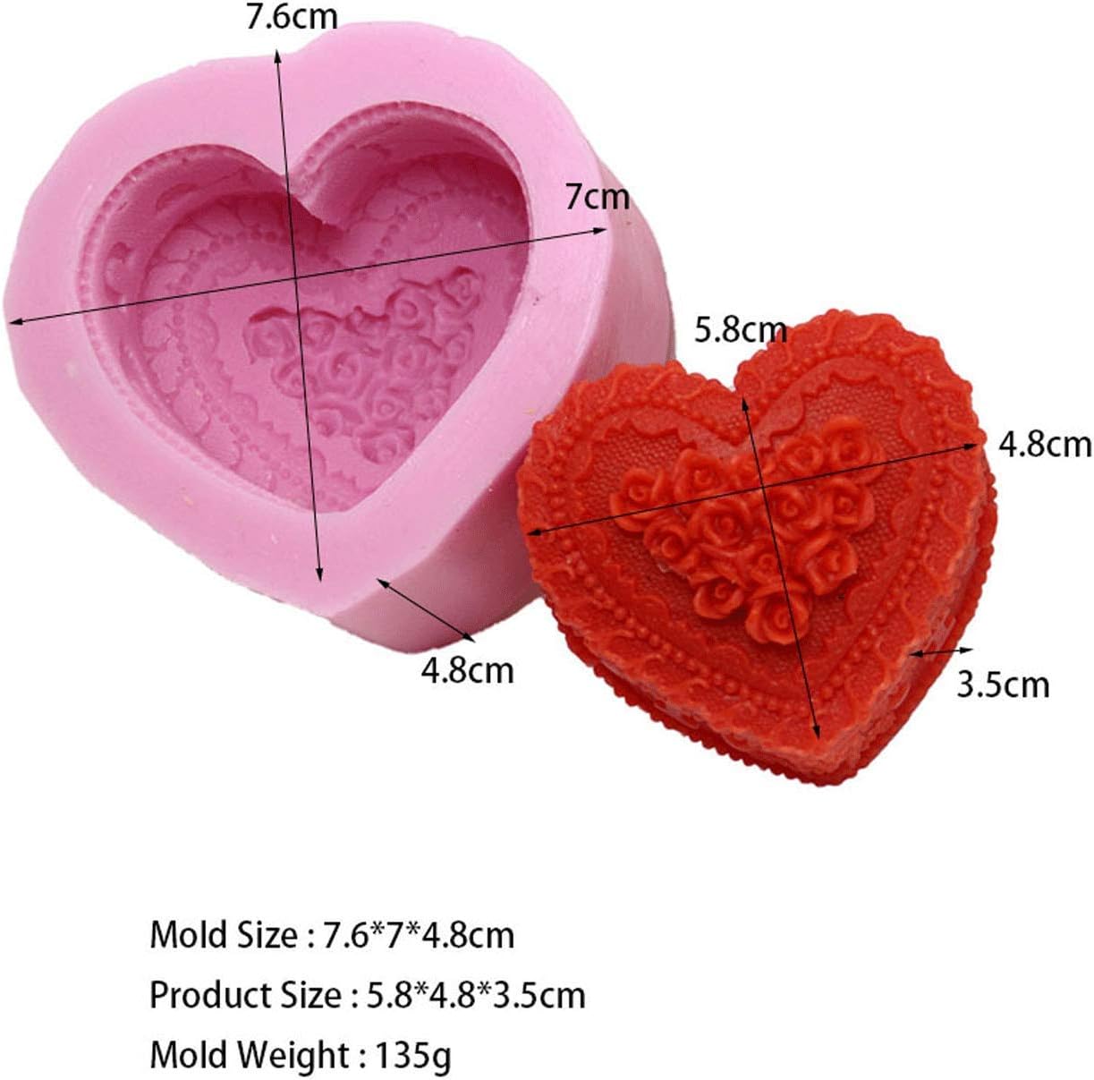 Love Heart Cake WCM455 (OWN)