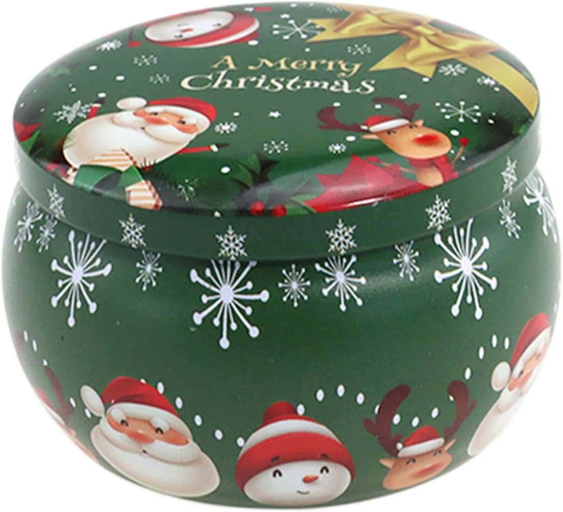 Tin Box Christmas Pack Of 12 (4 Pieces of each color) PM307