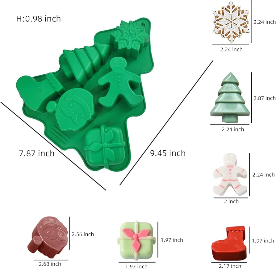 6 in 1 Christmas Mould SSM067