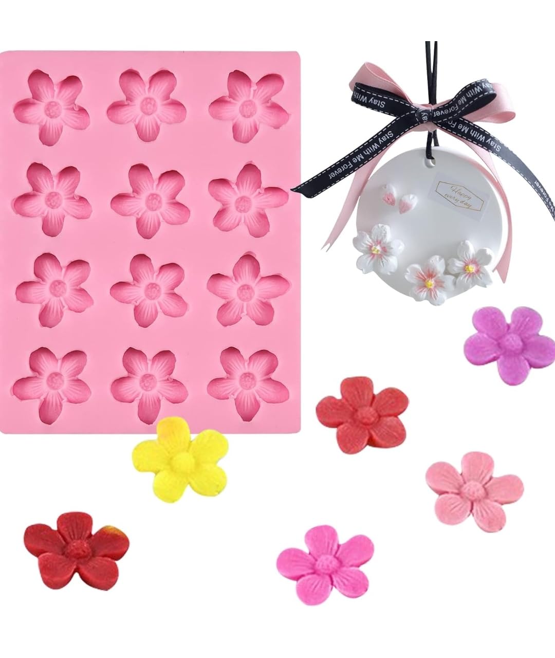 Cherry Blossom Silicone Mold CFM235