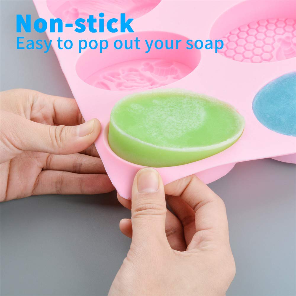 Oval Honeybee Mould SSM081