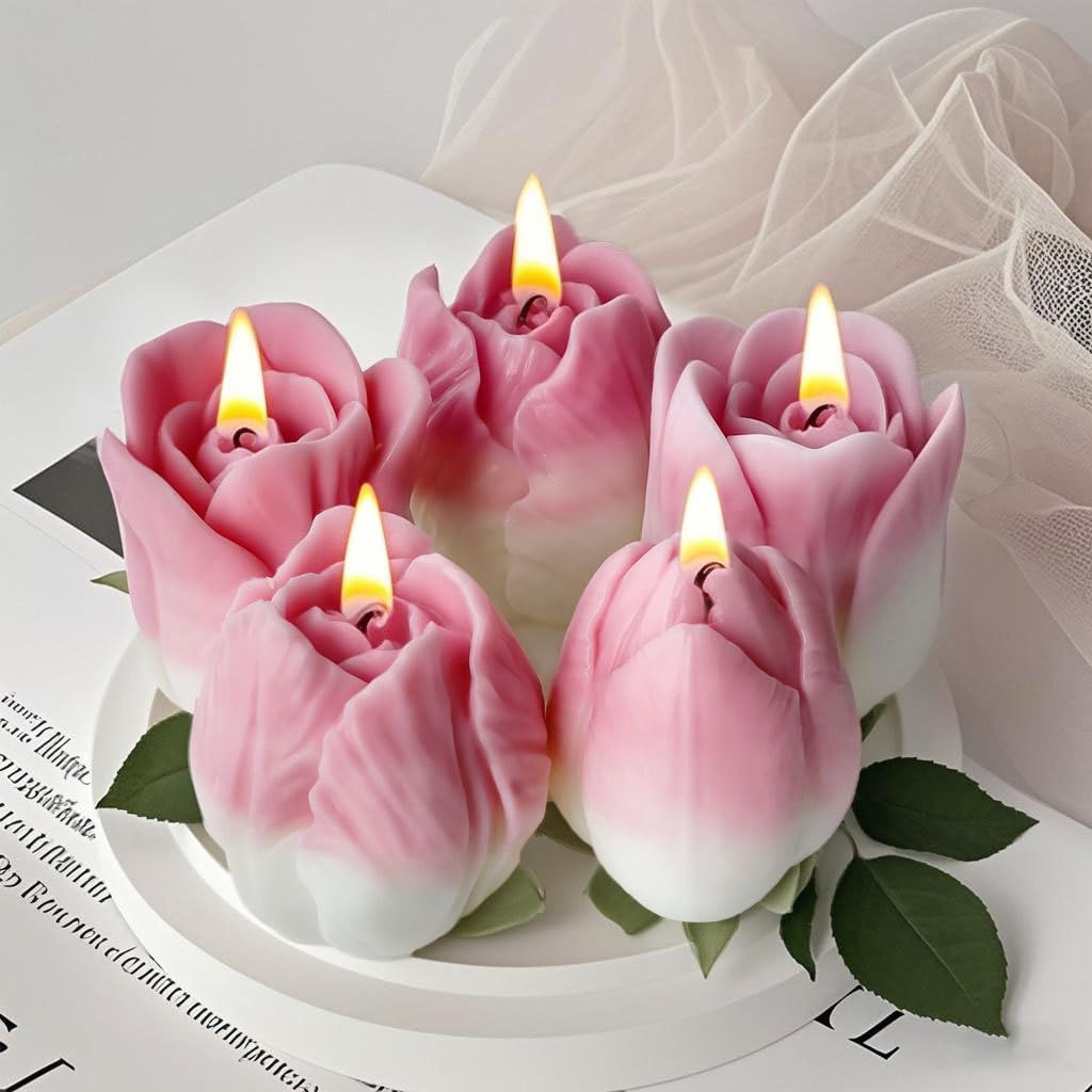 Tulip Candles Pack of 3 WCM740