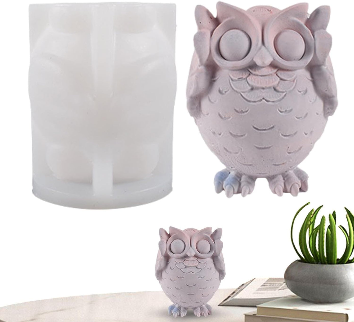 3D Owl Bird III WCM387