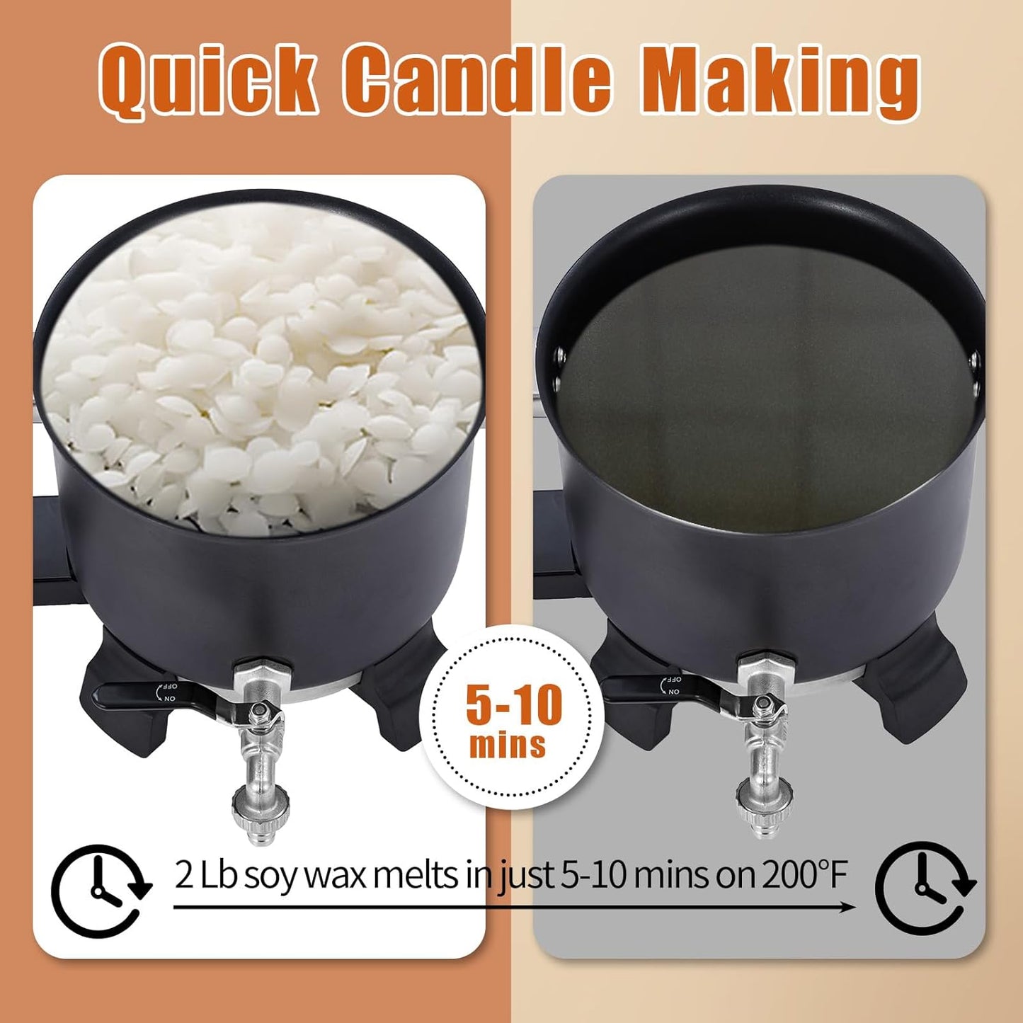 Multi-Purpose Wax & Soap Melter 5L Non-Stick ART046