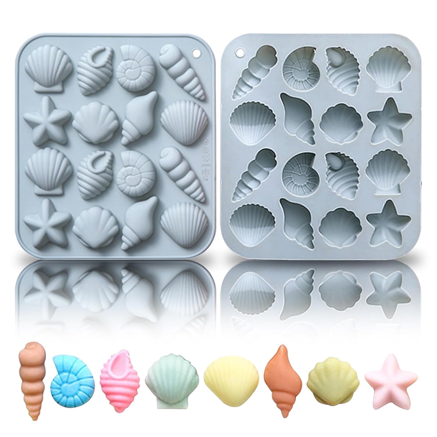 shell conch starfish Mold CFM258
