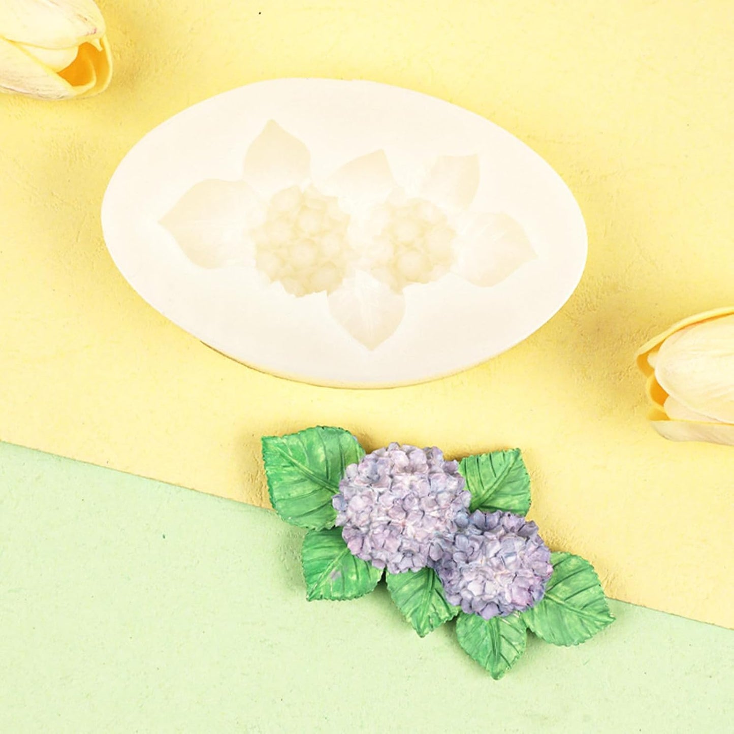 Hydrangea Flower Silicone Mold CFM284 (OWN)