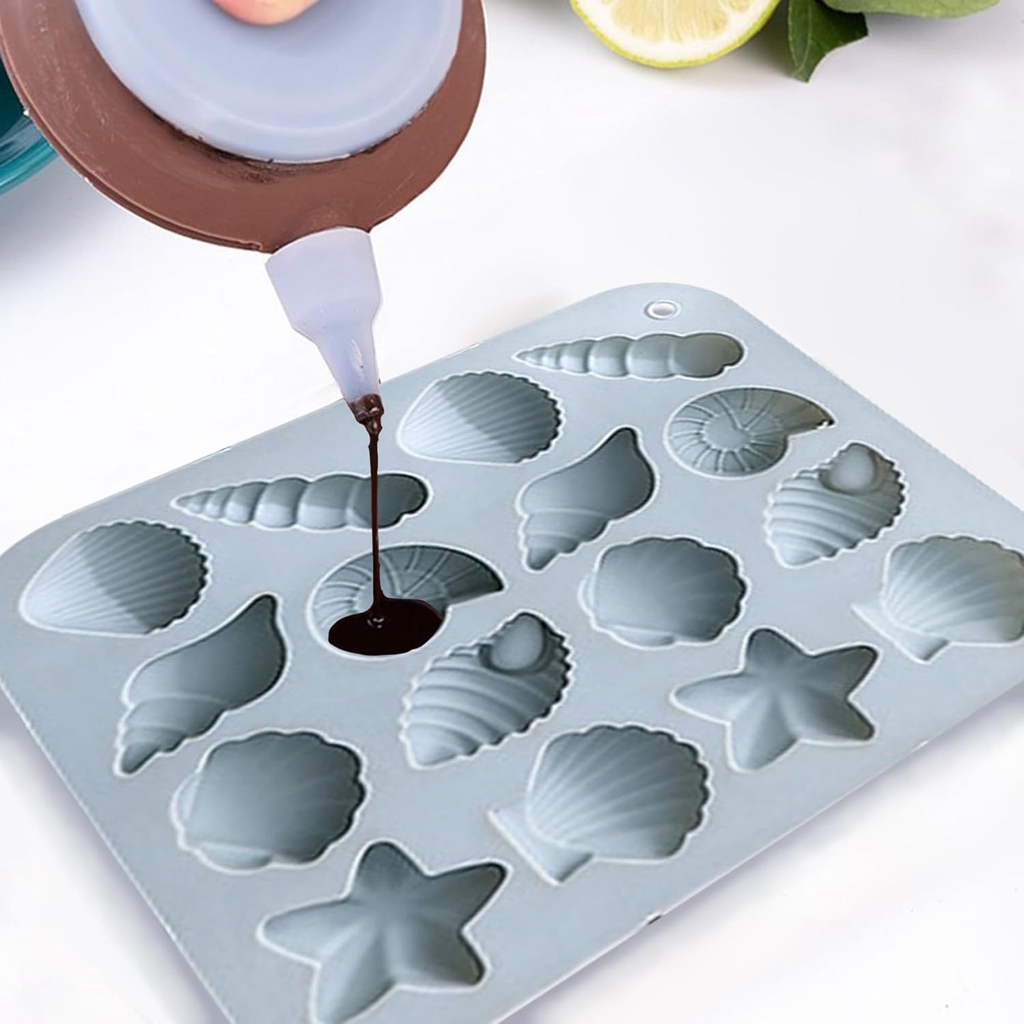 shell conch starfish Mold CFM258