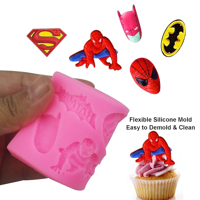 CFM455 Superhero Character Silicone Mold