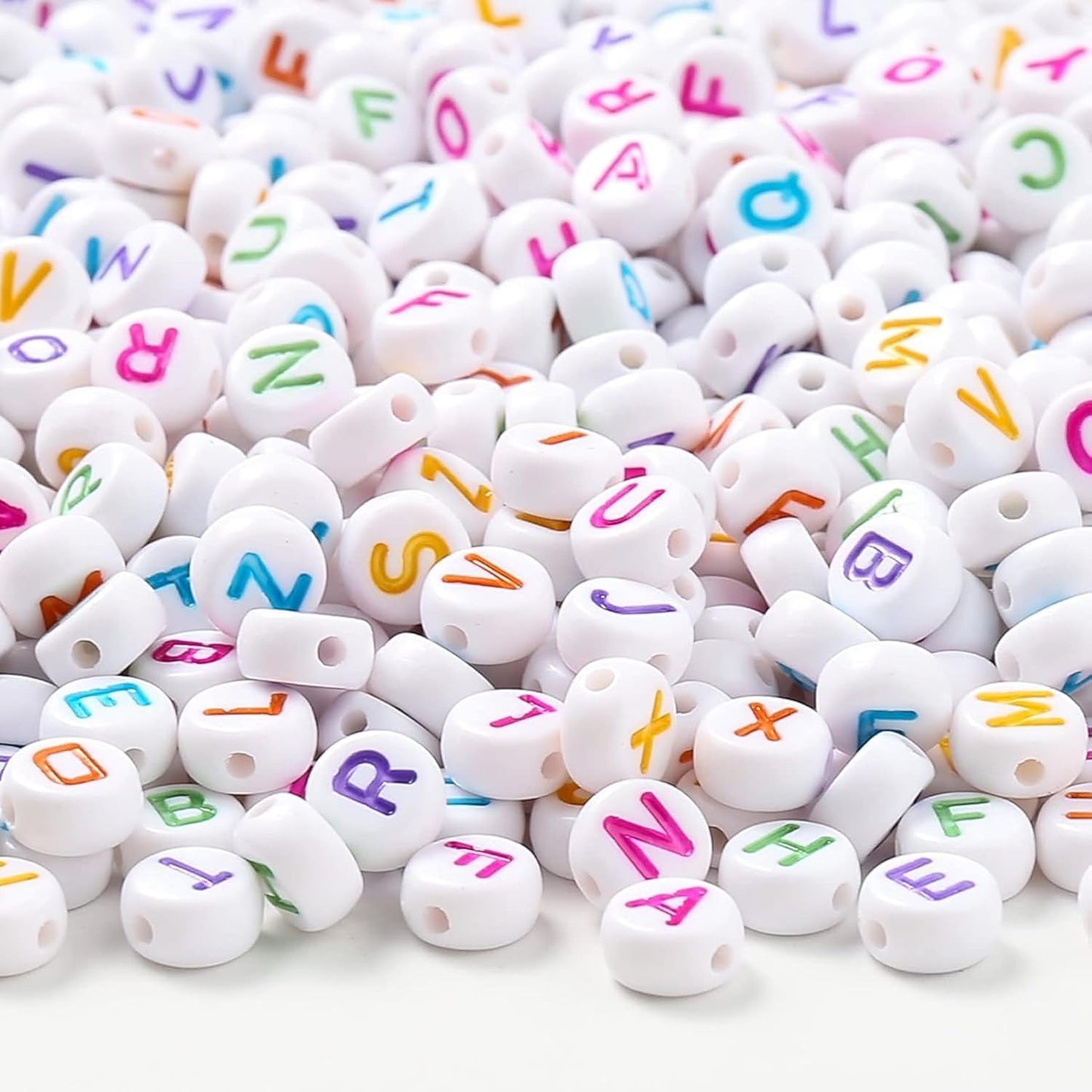 Secret Message Beads 100gram Multi Round SMB003