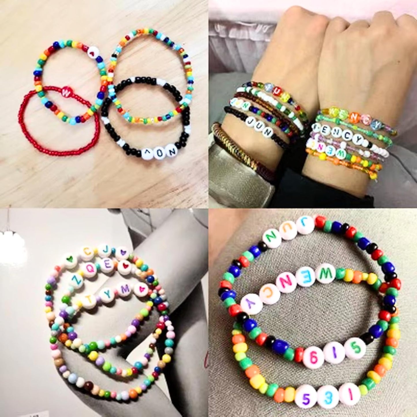 Secret Message Beads 100gram Multi Round SMB003