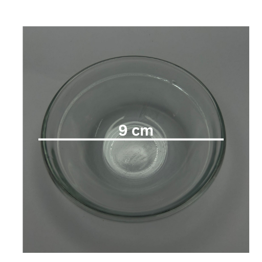 Glass Bow 9CM (6PCS) PM396