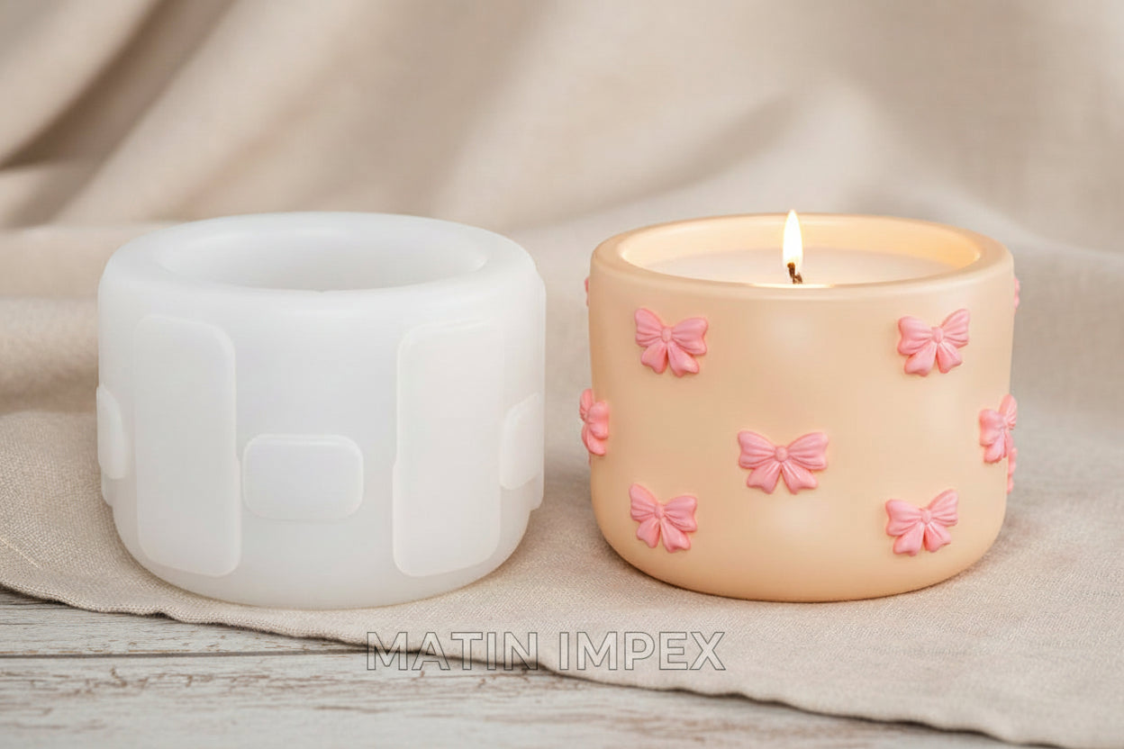 Cute Bow Jar Silicone Mold | ARM513