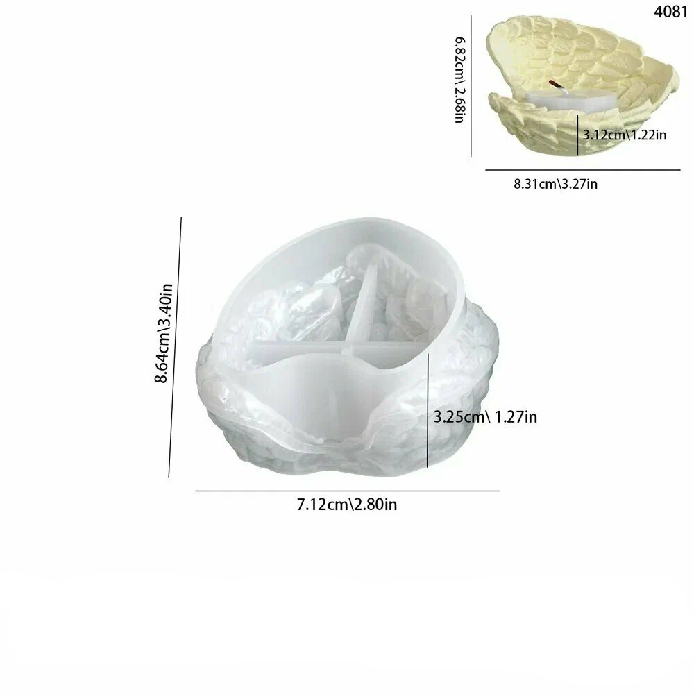 Ocean Wing Trinket Tray Mold | ARM532