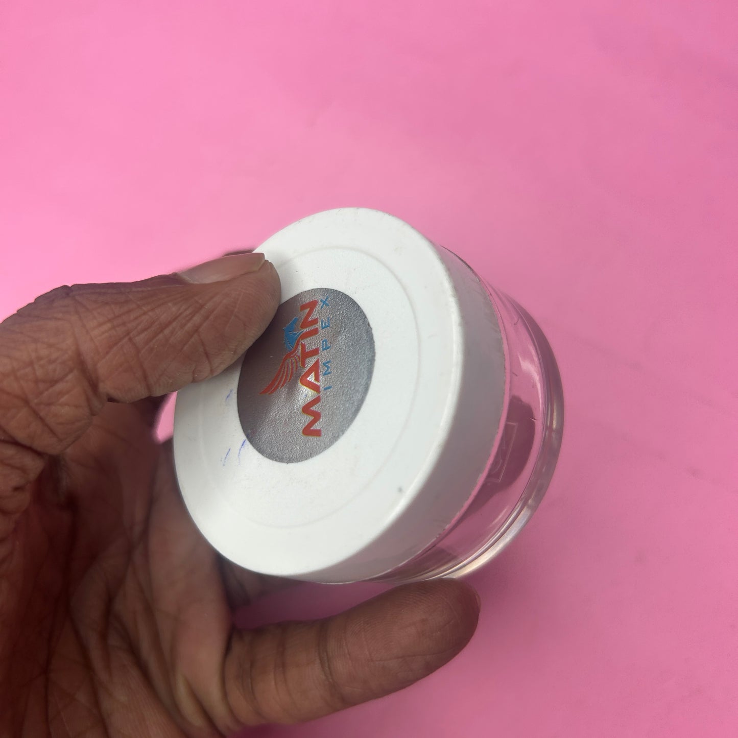 25g Acrylic Jar White Cap PM088
