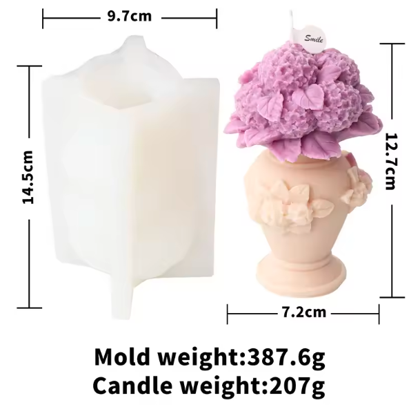 3D flower Bouquet Mold WCM519