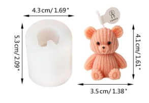 3D Cute Bear WCM653