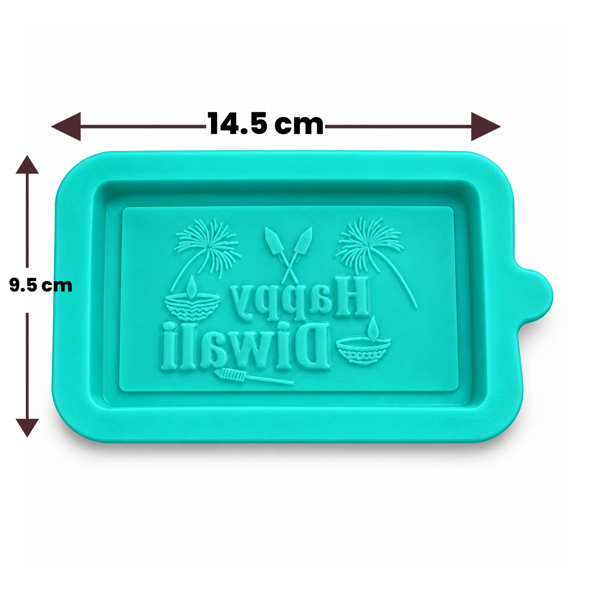 Fireworks Happy Diwali Chocolate Bar Silicone Mold | MLD- CFM501