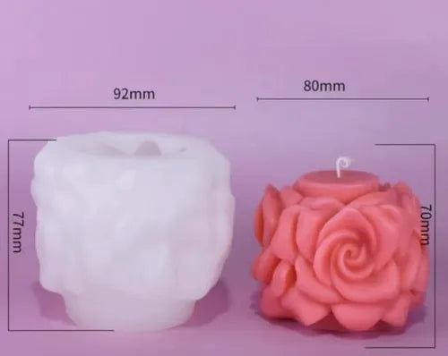 Rose Candle Mold WCM620