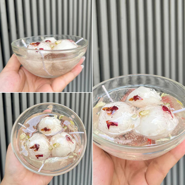 Glass Bow 9CM (6PCS) PM396