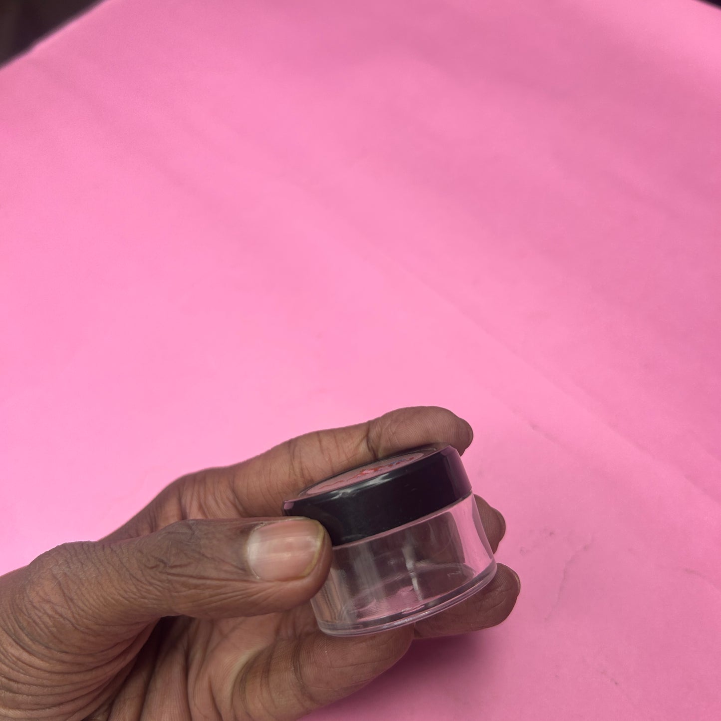 15g Acrylic Jar Black Cap PM011