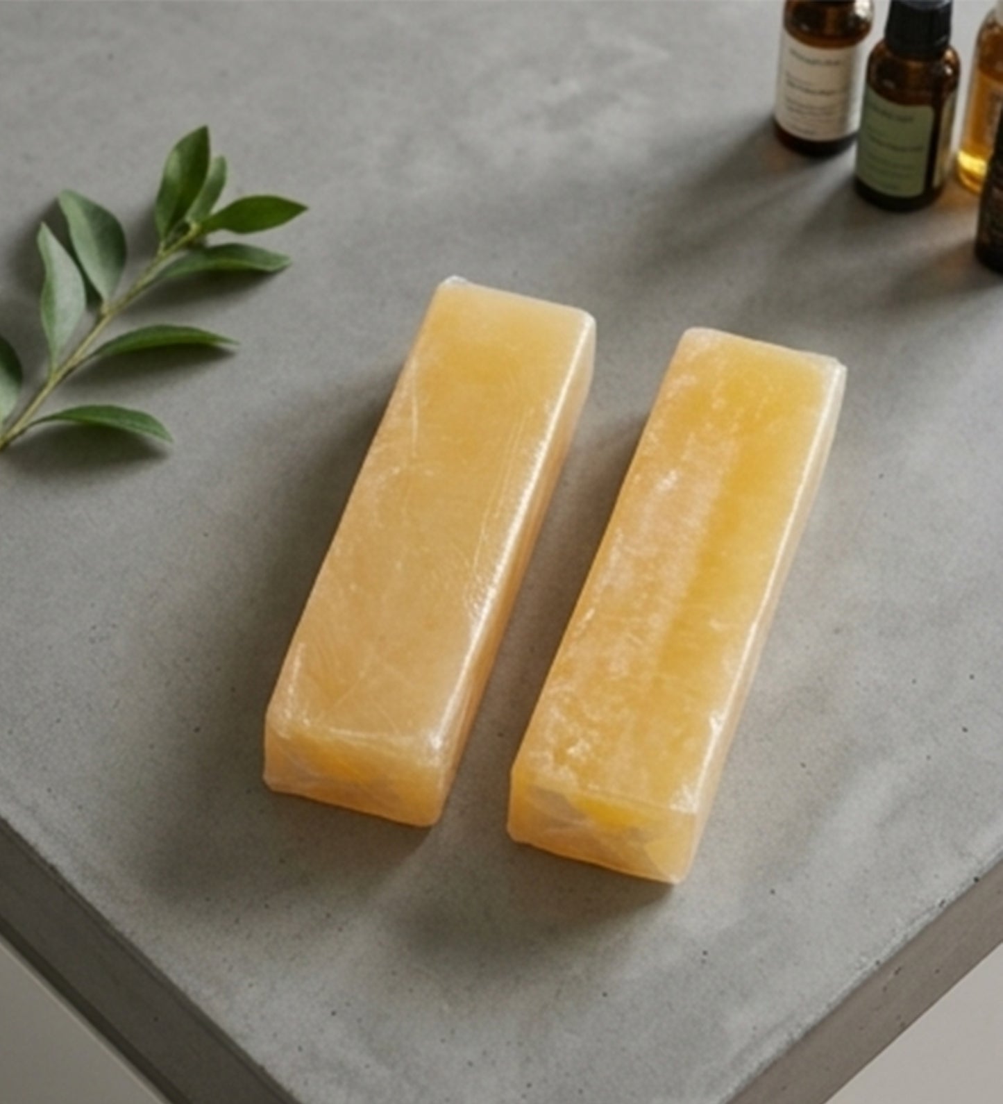 Papaya Transparent Solid Premium Soap Base SPB004