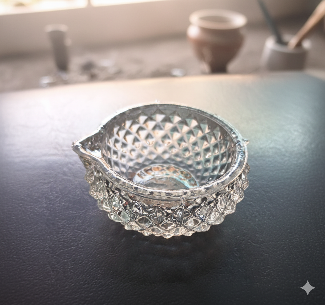 Dimond Glass Diya Pack of 6 PM398