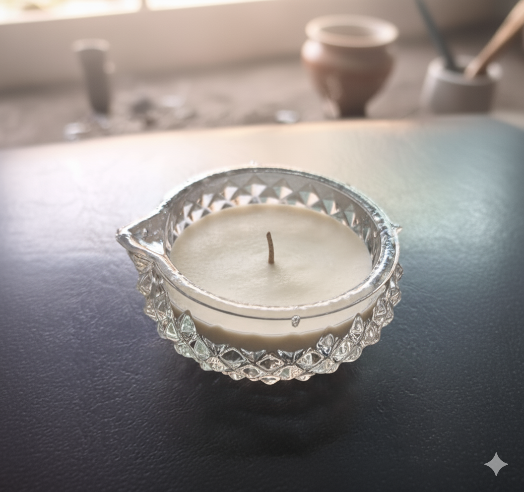 Dimond Glass Diya Pack of 6 PM398