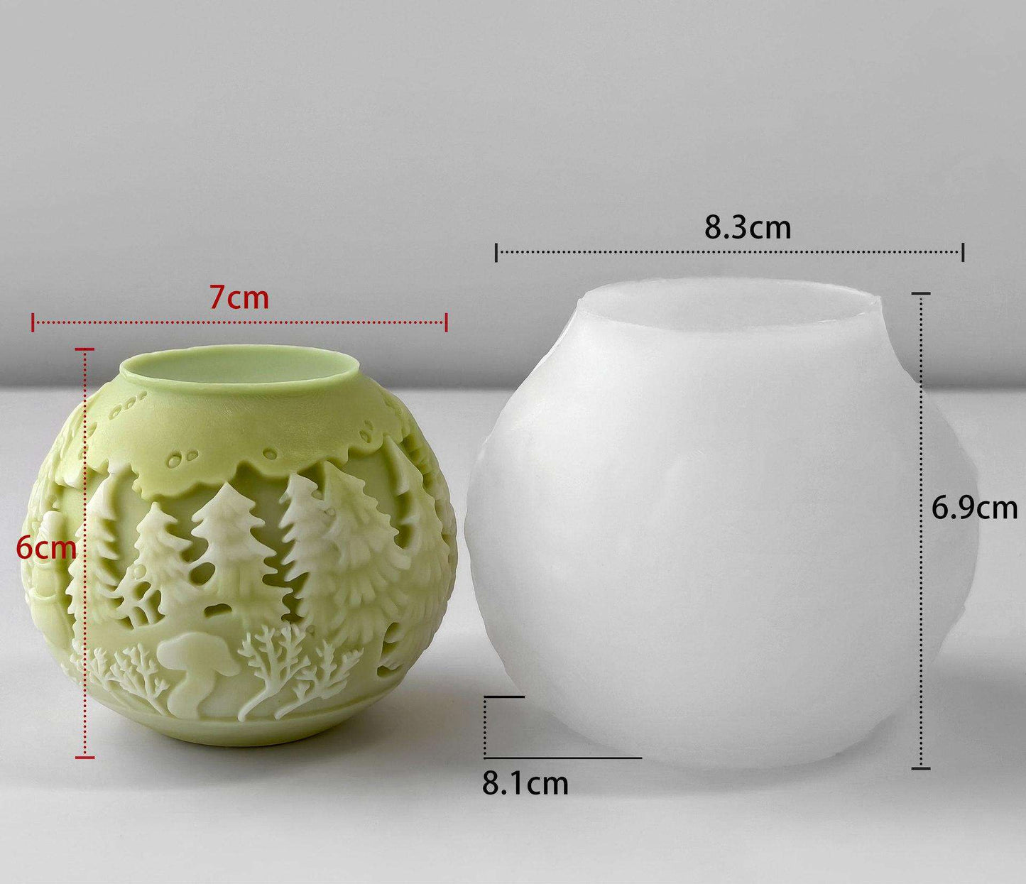 Christmas Tree Ball Mold WCM750