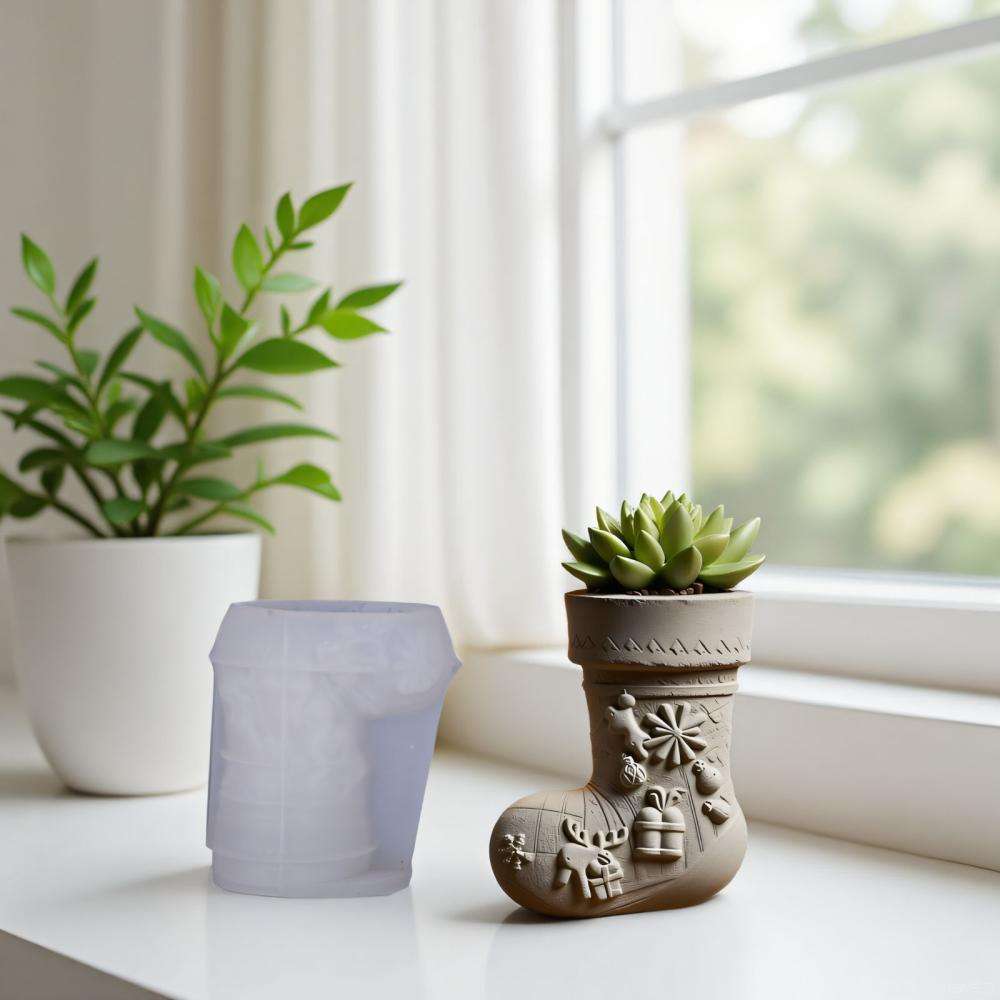 Christmas Gloves Jar Mold ARM432