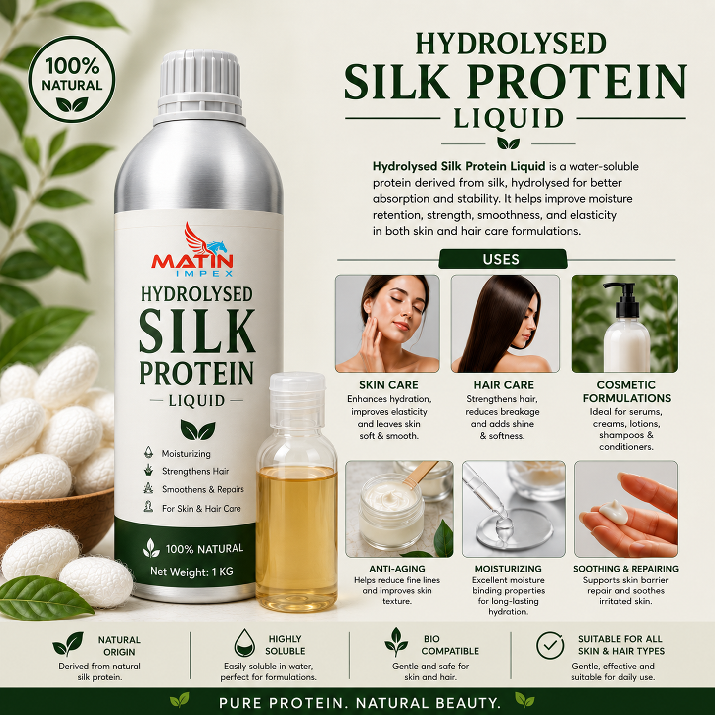 Hydrolised Silk Protien CH035